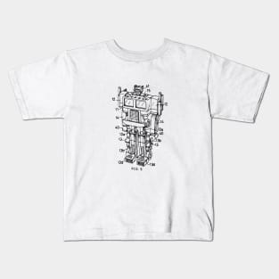 Optimus Prime Transformer Patent Image Original Kids T-Shirt